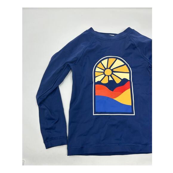 Hanna Andersson Sunset Mountains Rash Guard - Size 4 - Picture 2 of 7